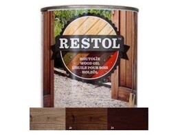 RESTOL - Huile pour bois - Transparent - Chene fonce - 2 5L