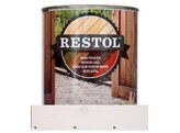 RESTOL - Huile pour bois - Opaque - Blanc d Islande - 1L