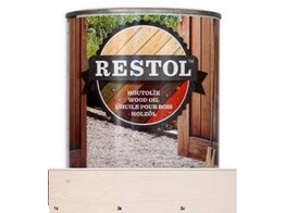 RESTOL - Huile pour bois - Transparent - Blanc perle - 2 5L