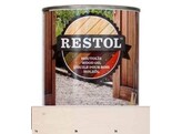 RESTOL - Huile pour bois - Transparent - Blanc perle - 2 5L