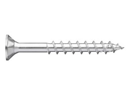 Vis pour construction bois tete fraisee  RW40 - 6x150 / 70mm  acier nickele  100 pce