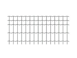 Grillage Soude - 25 m - H1200 mm - Plastifie Vert  6005 - Maille  100x50 mm - Fil 2.50