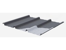 Tole profilee ANTHRACITE 7016 avec feutre - 3500 x 1000 mm