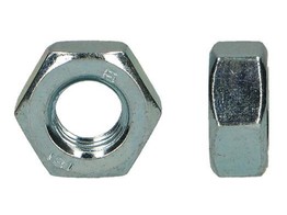 Ecrous hexagonaux Cl8 DIN 934 M 6 Zingues  22pc /blister