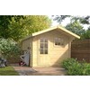 Chalet BJORN 28mm - Impregne vert - EN KIT  Hors toiture et hors options 