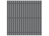 SQUADRA Panneau en aluminium anthracite 180 x 180 cm  Art. 2425