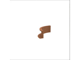 Mur de soutenement en corten  Hauteur 200 mm Courbe