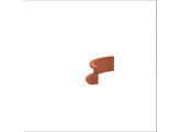 Mur de soutenement en CorTen Courbe interieure 200 x 500 x 500 mm ep. 2 mm