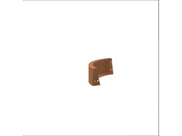 Mur de soutenement en corten  Hauteur 200 mm Courbe